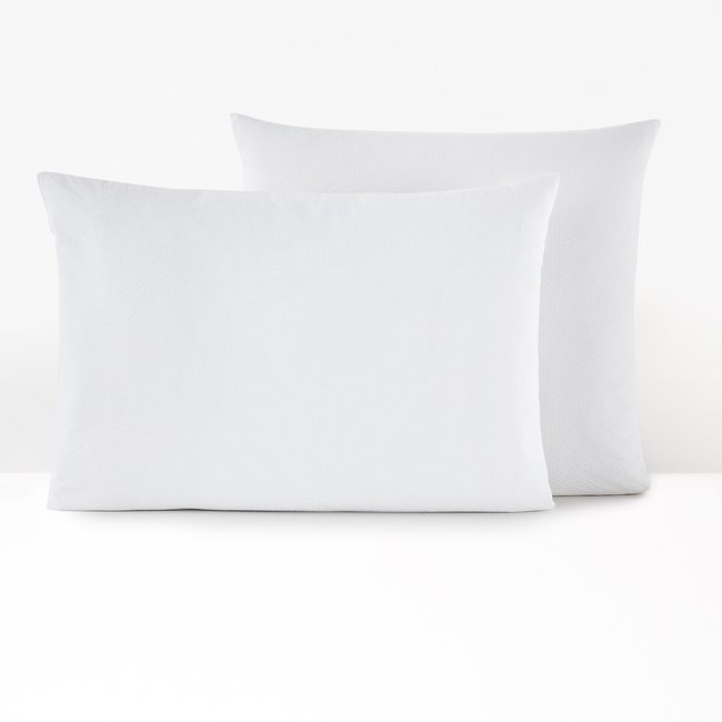 Funda de almohada de algodón y algodón lavado, Seersucker - LA REDOUTE INTERIEURS