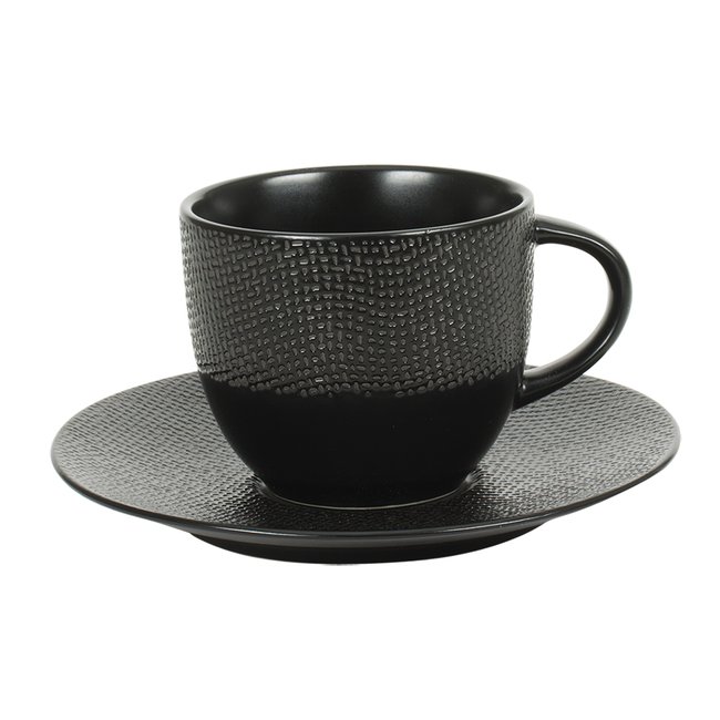 Tasse à thé et sous-tasse 22 cl (lot de 6)-VÉSUVIO - TABLE PASSION
