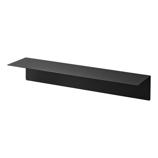 Etagère murale étroite design acier  TOWER Couleur noir <span itemprop=