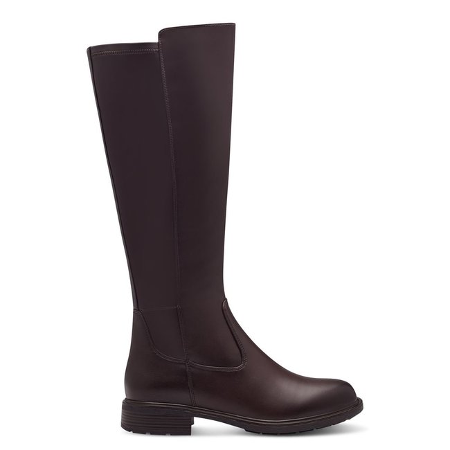 Bottes zippée marron cognac <span itemprop=