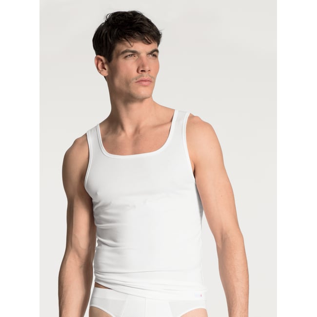 Debadeur sans manches Coton EVOLUTION blanc <span itemprop=