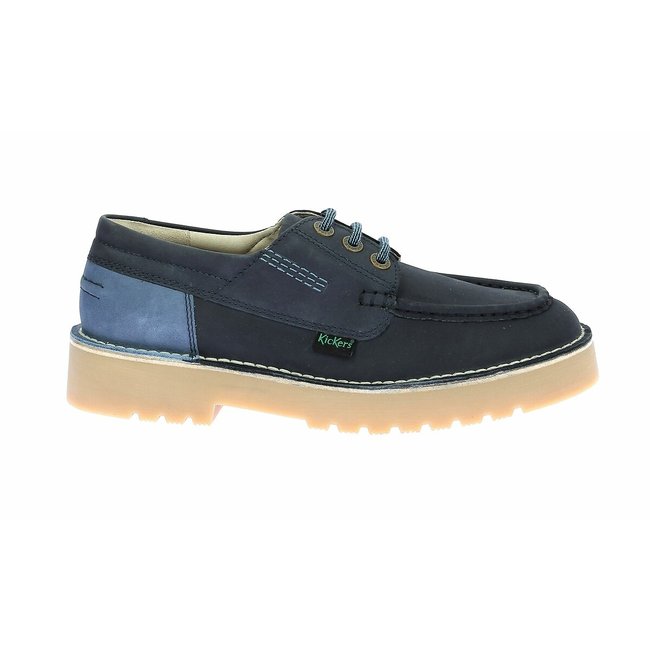 Derbies de piel de estilo marinero Daltrey Boat azul <span itemprop=