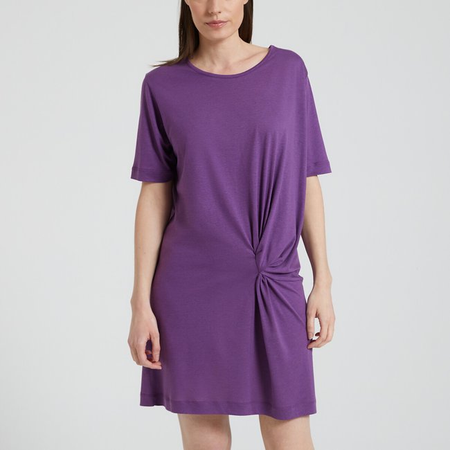 Minikleid LUNI, Lyocell/Baumwolle violett <span itemprop=