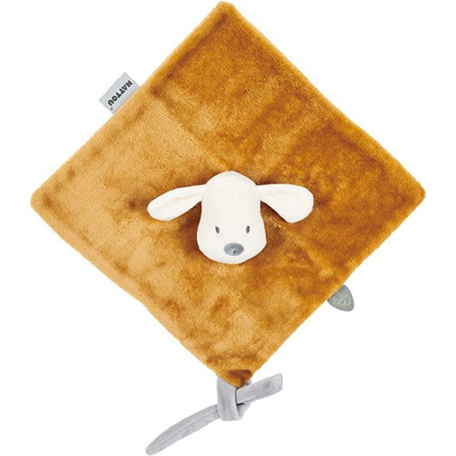 Doudou plat Charlie chien caramel charlie chien caramel <span itemprop=