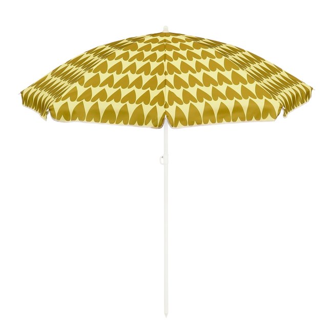 Parasol de plage à imprimé cœur HEART - MICA DECORATIONS