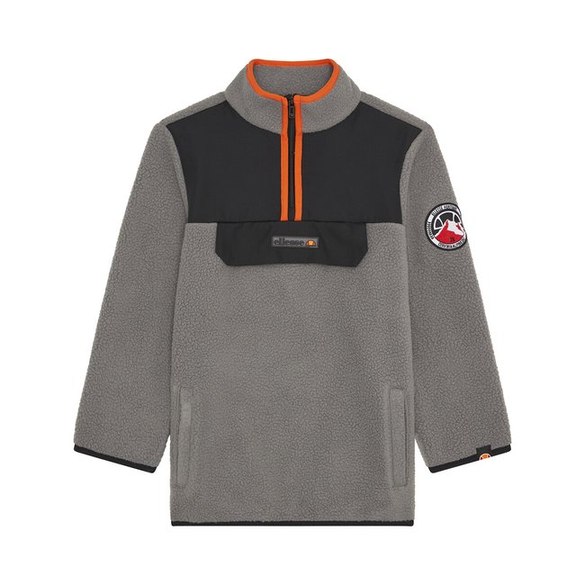 Veste polaire, col zippé gris ELLESSE