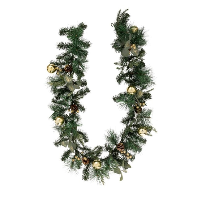 Guirlande Nature eucalyptus 2 m Couleur vert <span itemprop=