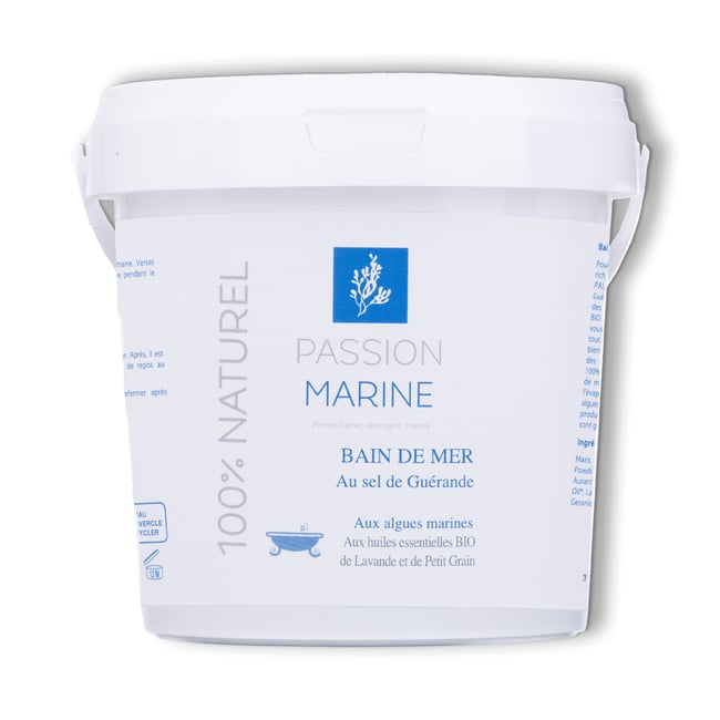 Bain de mer aux actifs marins - PASSION MARINE
