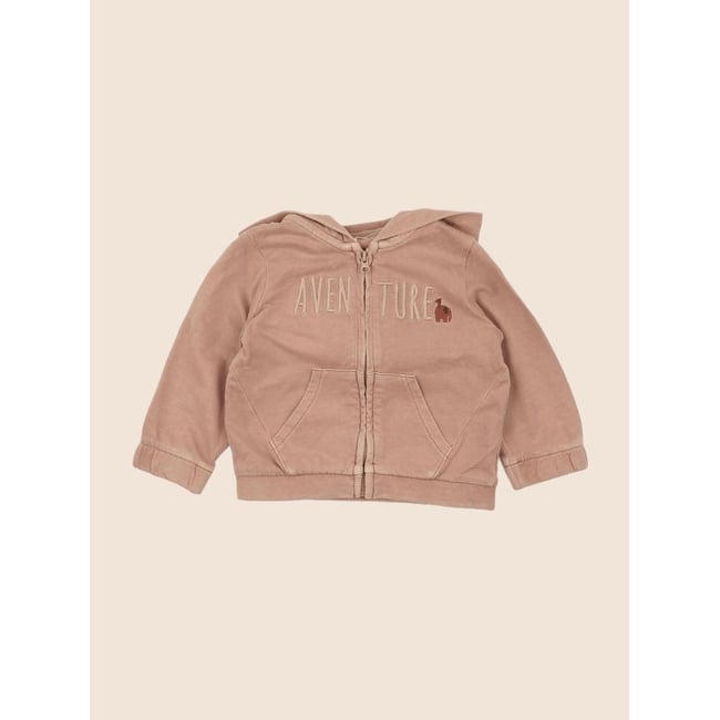 Sweat - Bon état beige <span itemprop=