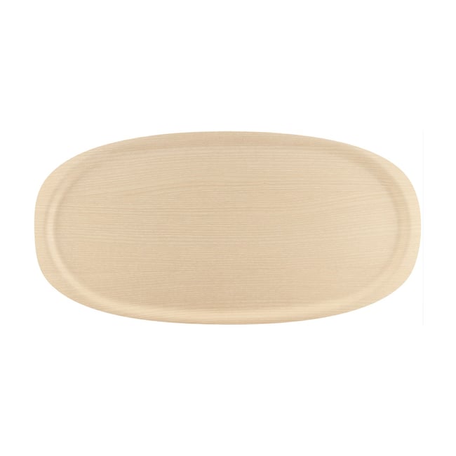 Plateau Ovale Viventium Frêne 56 x 28 cm Couleur v002237 <span itemprop=
