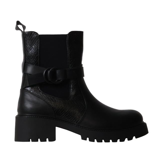 Bottines à Zip Bestelle noir <span itemprop=