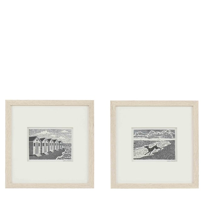 Set of 2 Tidal Tales I Framed Art, multi-coloured, ÉDITÉ