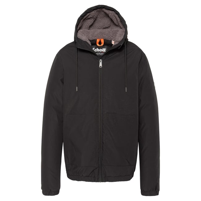 Blouson à capuche doublé sherpa - SCHOTT