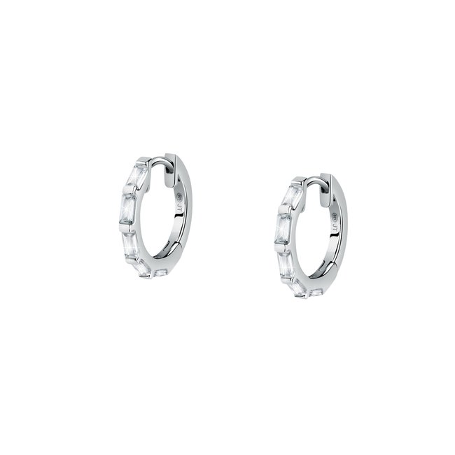 Boucles d'oreilles en argent 925 CREOLE argent <span itemprop=
