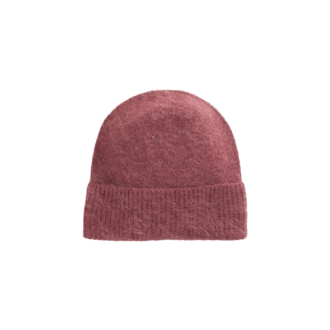 Bonnet en cachemire n. premium rouge bordeaux <span itemprop=