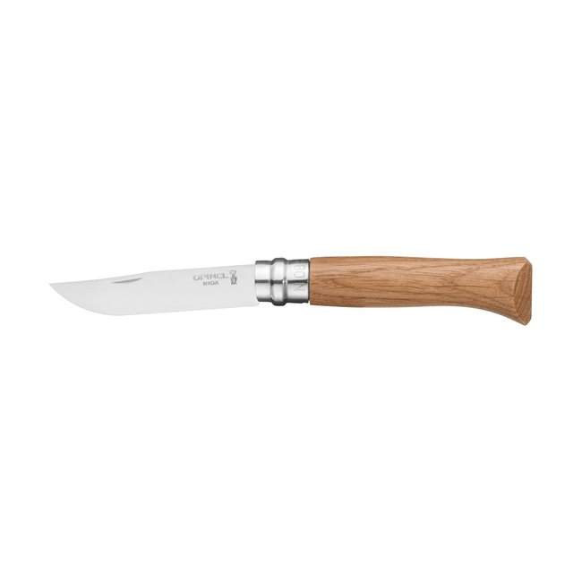 Couteau De Poche Fermant N°08 Bois De Chêne 8,5 Cm marron <span itemprop=
