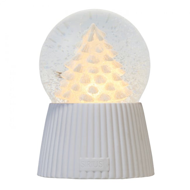 Boule à neige lumineuse Sapin Couleur v002227 <span itemprop=