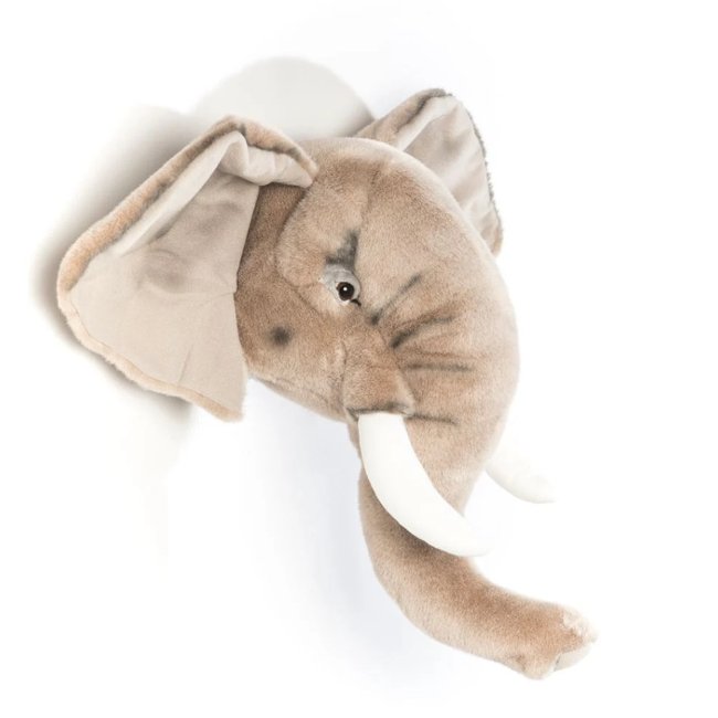 Trophée peluche George ÉLÉPHANT gris <span itemprop=