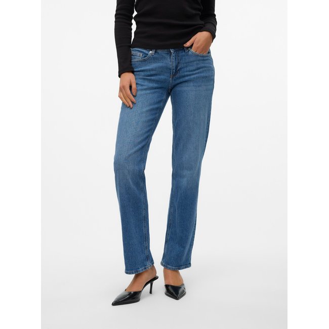 Jean coupe droite VERO MODA medium blue denim <span itemprop=