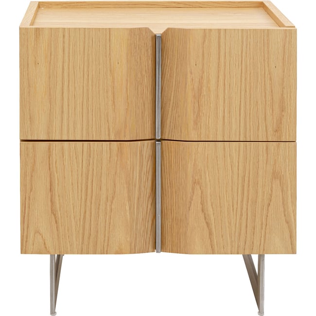 Petite commode Giulio 55x58cm naturel <span itemprop=