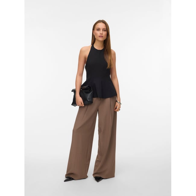 Top Peplum noire - black <span itemprop=