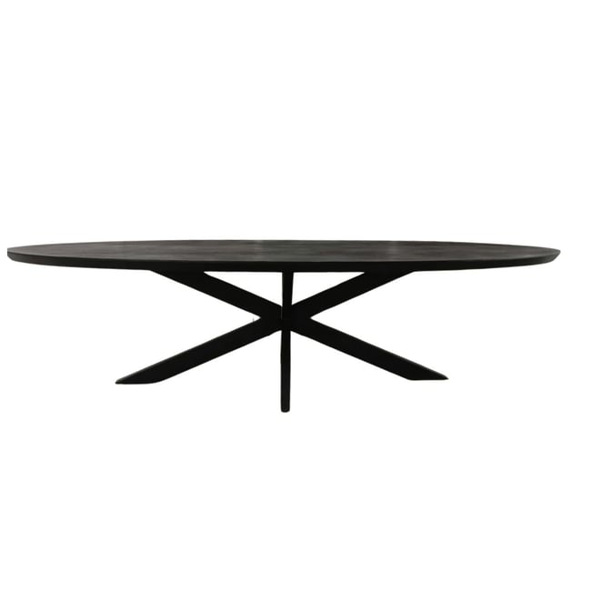 Table ovale en bois 160 cm UDA - PIER IMPORT