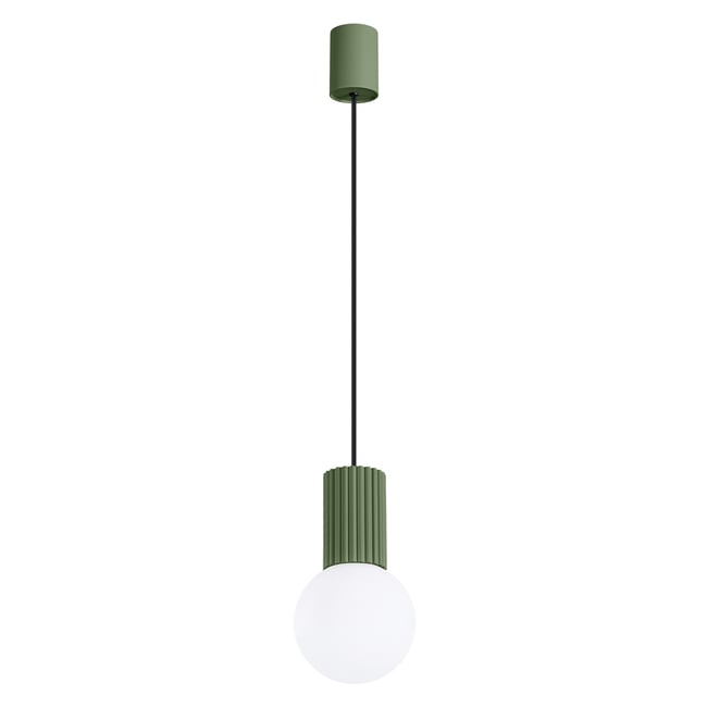 Suspension Aluminium Vert Olive G9 1 Halo Couleur vert <span itemprop=