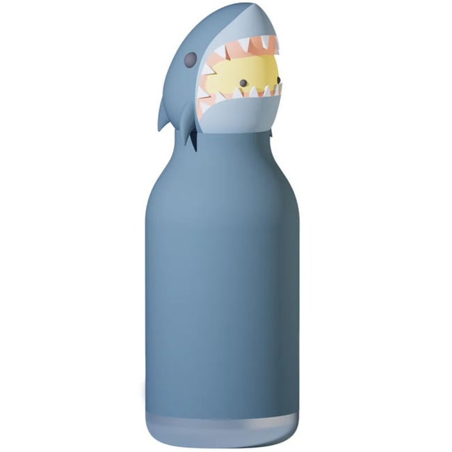 Gourde isotherme Bestie Couleur bleu, jaune, blanc <span itemprop=