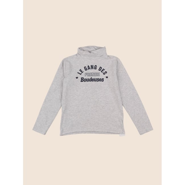 Sous-pull - Très bon état gris <span itemprop=