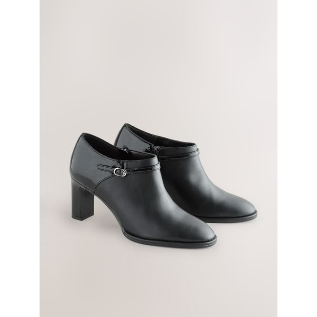 Bottes à boucle avec bout rond et talon carré - NEXT