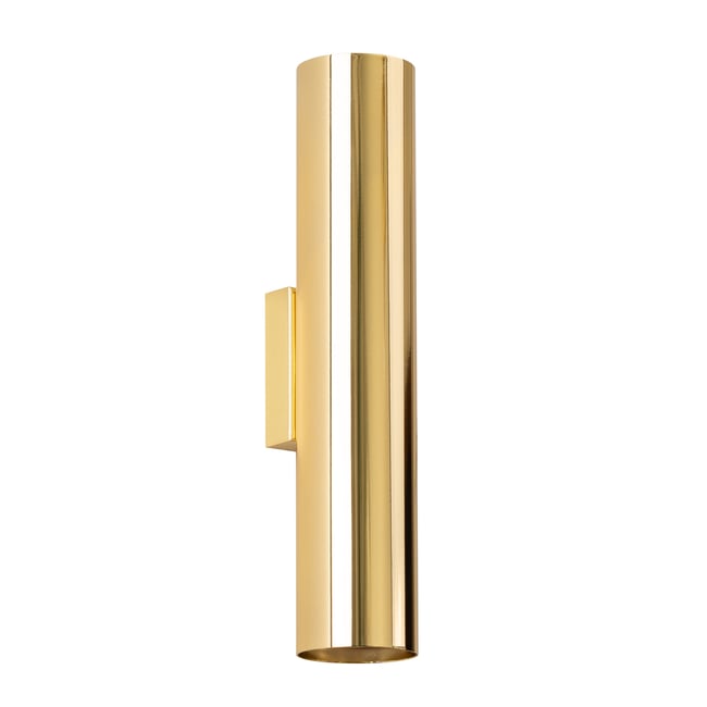 Applique Acier Éclat Doré GU10 2 Lagos Couleur jaune <span itemprop=