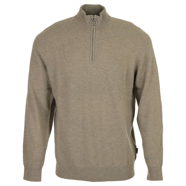 Pull Marlow Half Zip Sweater stone <span itemprop=