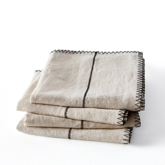 Lot de 4 serviettes en lin, Tojos - AM.PM