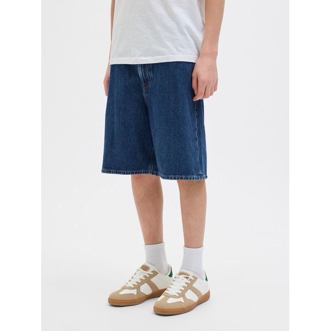 Short en denim JACK & JONES JUNIOR blue denim <span itemprop=