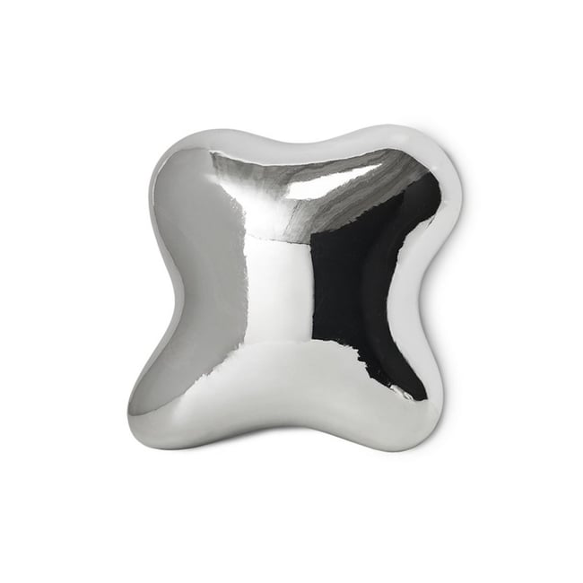 Sculpture murale organique verre  Orb Couleur chromé <span itemprop=