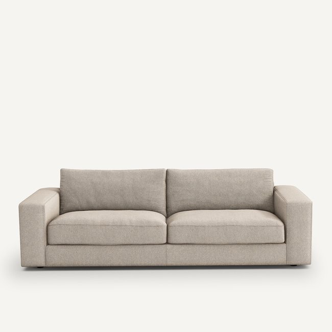 Sofa Skander, Strukturgewebe Viskose/Leinen natur <span itemprop=