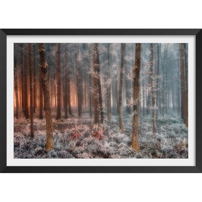 Affiche paysage de glace et de feu - HEXOA