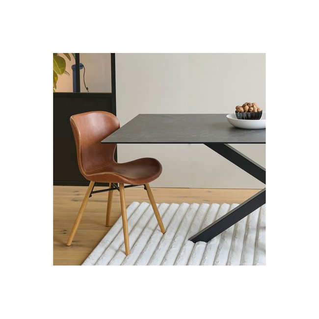 Chaises simili et bois (lot de 2) - MATILDA - HELLIN, DEPUIS 1862