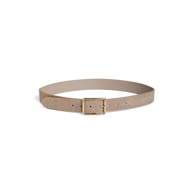Cintura in pelle scamosciata con borchie, Ada talpa PIECES