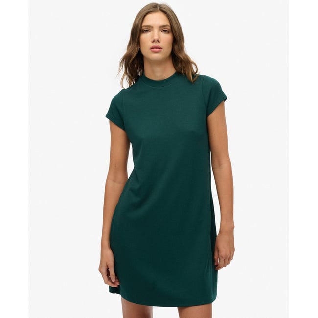Robe trapèze courte à manches courtes - SUPERDRY