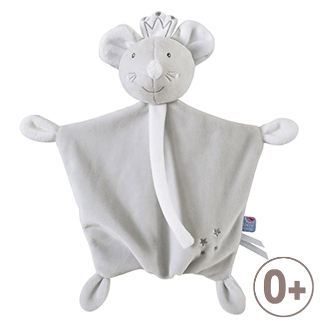 Attache tetine souris grise gris <span itemprop=