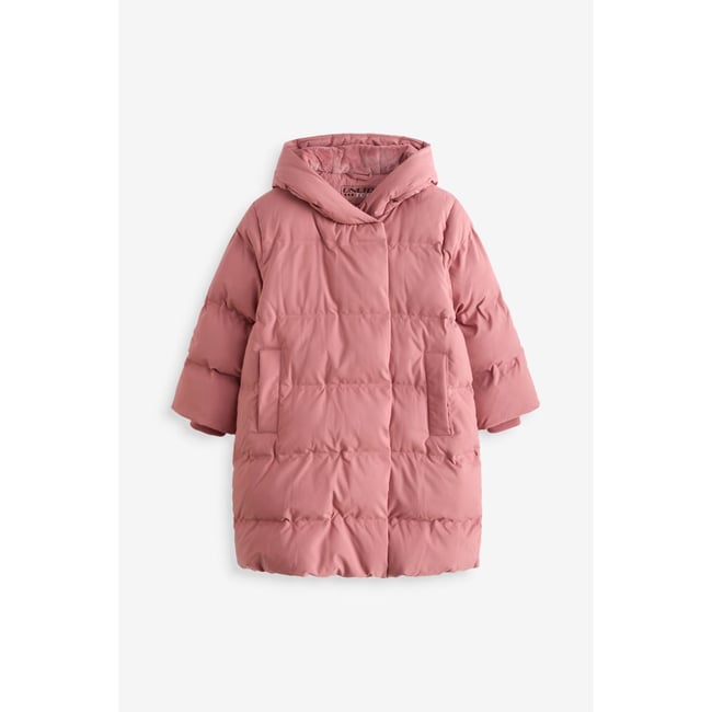 Manteau rembourré imperméable rose <span itemprop=