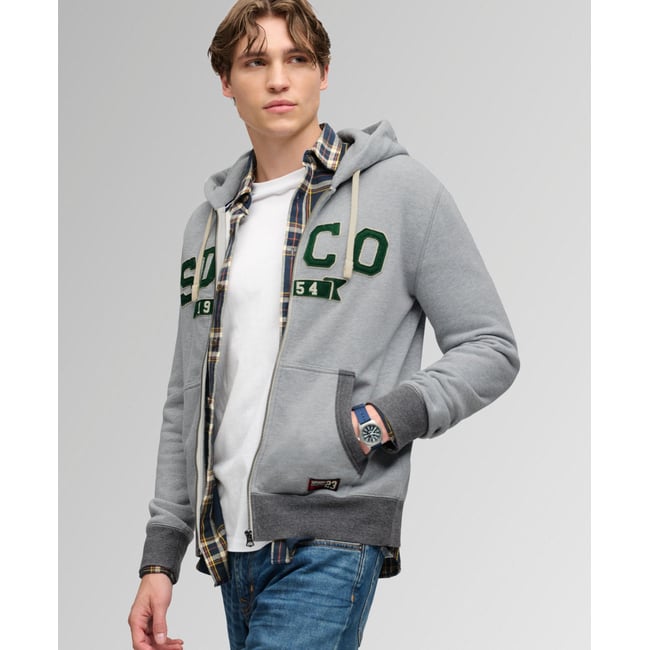 Sweat zippé à capuche SD&Co. coupe décontractée - SUPERDRY