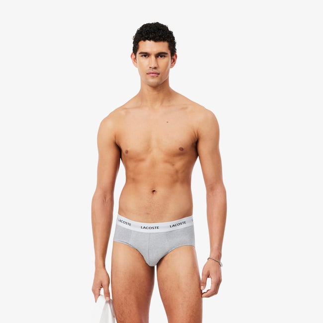 Lot de 3 slips coton stretch noir-nua <span itemprop=
