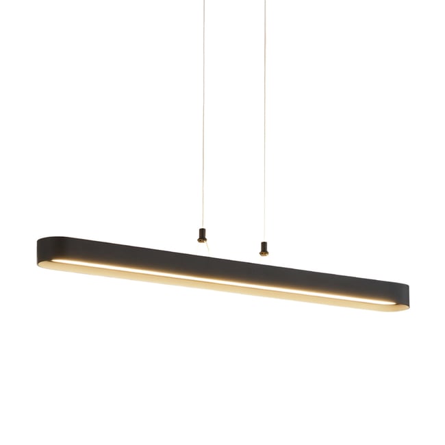Suspension linéaire LED moderne - OSWIN Couleur noir <span itemprop=