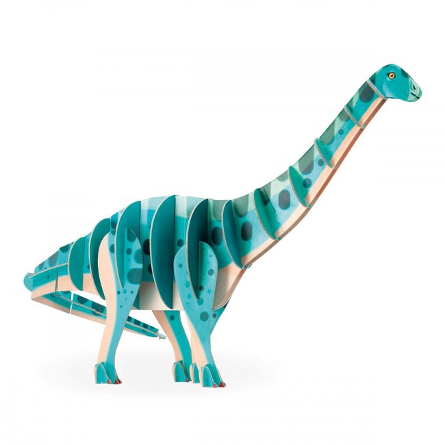 Dino Puzzle Le Diplodocus bleu <span itemprop=