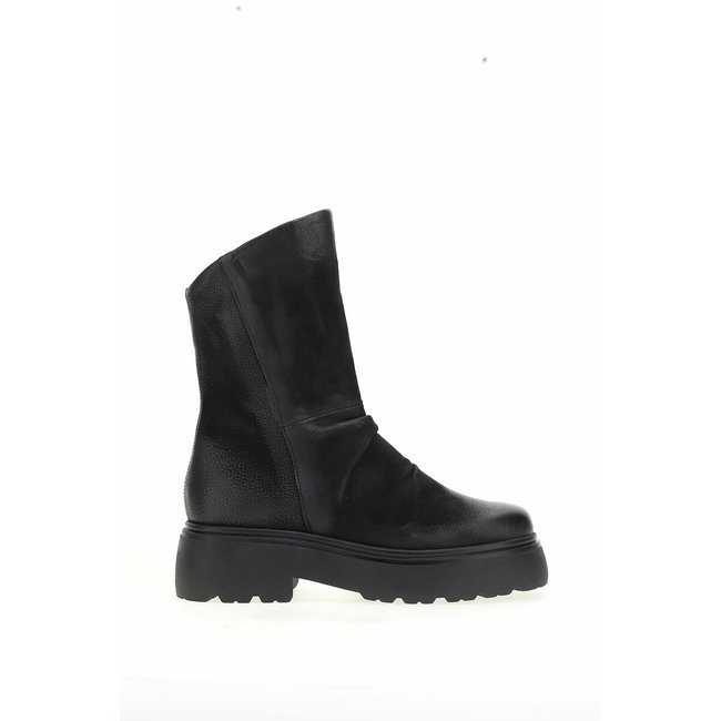 Leather Ankle Boots black MJUS