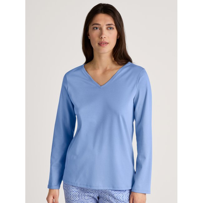 T-Shirt bleu hortensia <span itemprop=