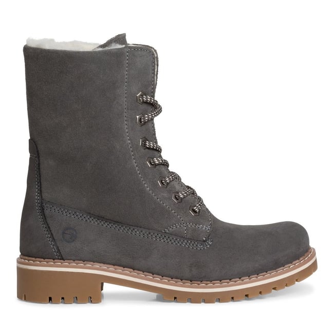 Bottines COX En Cuir Gris/marron – Taille UK 4 (femme) – Style Cowboy, Neuves Sans Boîte