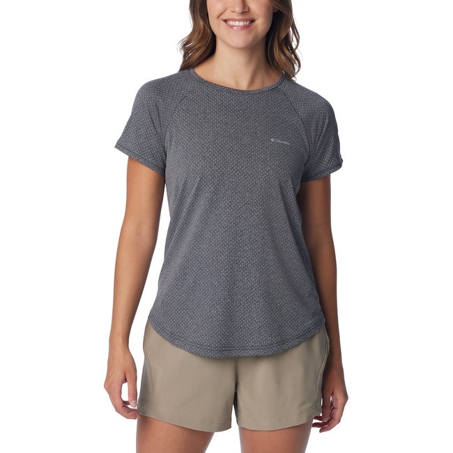 Bogata Bay™ Women's Technical T-Shirt, charcoal grey, COLUMBIA